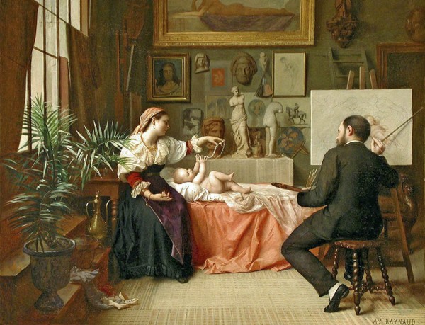The young model  Print